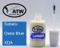 Preview: Subaru, Oasis Blue, XDA: 20ml Lackstift, von ATW Autoteile West.